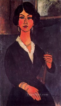  1916 Lienzo - Almaiisa argelina sentada 1916 Amedeo Modigliani